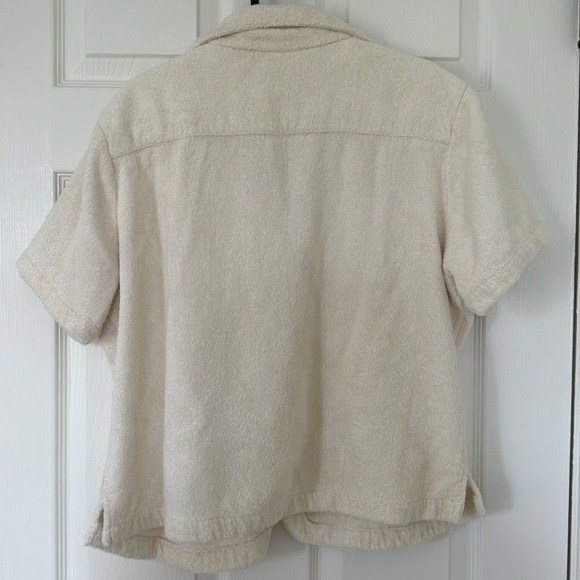 Terry. Button Up - Picture 3 of 3